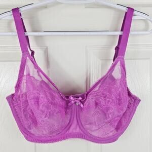 Wacoal Pink Lace Underwire Women's Bra 34DD